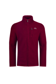 Weird Fish Transom Full Zip Eco Macaroni - Garnet