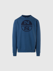 North Sails Crewneck Sweatshirt with Graphic - Winter Sea