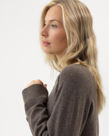 Holebrook Renata Raglan Trui - Dark Taupe