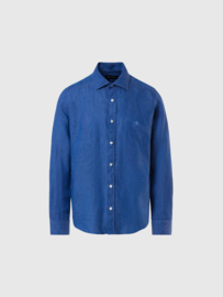 North Sails Shirt L/S Regular Spread Collar - Dark Denim