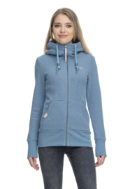 Ragwear A Neska Zip Hooded Sweatvest - Aqua