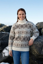 Norwool IJslandse trui met col unisex