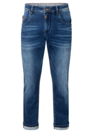 Timezone JackTZ Spijkerbroek - Bright Navy Wash