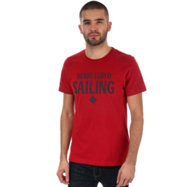 Henri Lloyd Wadridge Regular Graphic  Tee - SCT (rood)