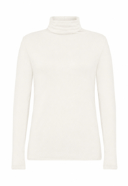 Timezone Mock Neck Longsleeve Shirt - Marshmallow