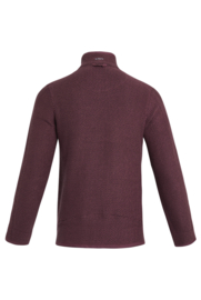 Weird Fish STERN 1/4 zip Classic Macaroni - Crushed Berry 