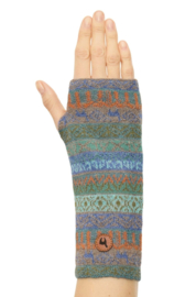 Apu Kuntur Masi Alpaca Polswarmer - Tiefsee