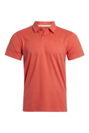 Weird Fish JETSTREAM Eco Branded Polo - Hot Coral SS22