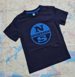 North Sails T-Shirt with Graphic  - Navy Blue