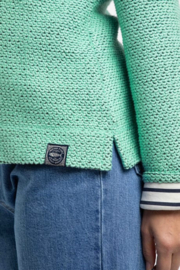 Weird Fish Chicoa Macaroni Vest - Applemint