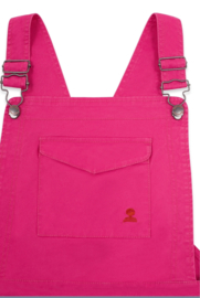 Mousqueton - FLAVEN - Dungaree Tuinbroekje short - Fuchsia