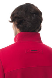 Mousqueton Vihan 1/4 zip sweater - Carmin