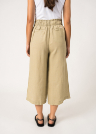 Saint James Chloe wijde linnen broek - Amandier