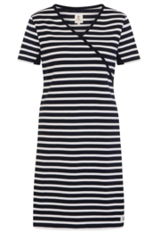 Mousqueton - TELENN - Breton Stripe Dress - Marine / White