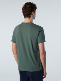 North Sails SS T-Shirt with Graphic  - Military Green