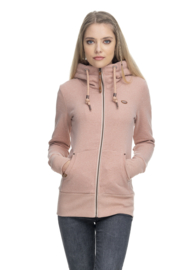 Ragwear NESKA ZIP sweatervest - Nude