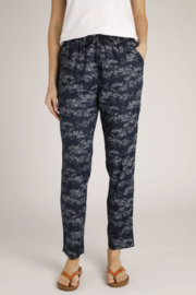 Weird Fish Tinto Eco Viscose Printed Trousers - Night Shade