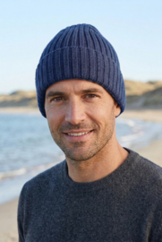 Emerald Tallin Beanie 100% wol - Kobalt