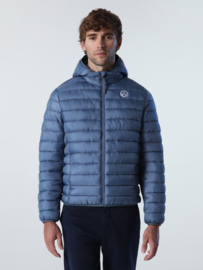 North Sails Skye Hooded pufferjas - China Blue AW23