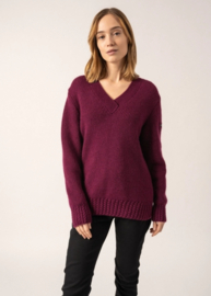 Saint James Gavarnie Wool Sweater - Prune