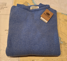 Emerald JURMO wool sweater round neck - Light Blue