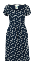 Weird Fish - Printed Viscose Dress - Satso - Navy - SS21