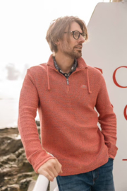 A Weird Fish Cruiser 1/4 Zip Eco Macaroni Sweatshirt - Nantucket
