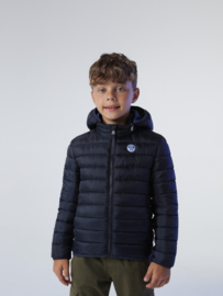 North Sails Skye Hooded Pufferjas - Navy Blue AW22