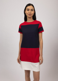 Saint James SILENE Dress - Tulipe/Marine/Craie SS229