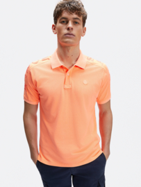 North Sails - POLO S/S GRAPHIC- Orange Fluo - SS21