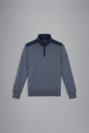 Paul & Shark Typhoon 20000 Wool 1/4 Zipped Sweater - Grey