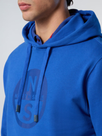 North Sails Basic Hooded Sweatshirt w/Logo - Beaucoup Blue