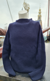 Emerald JURMO wool sweater round neck - Navy