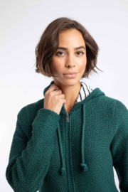 Weird Fish Chicoa Macaroni Vest - Forest Green