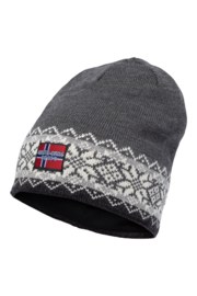 Arctic Circle Odin Beanie - Dark Grey / Light Blue / White /Dark Blue