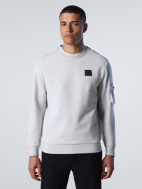 North Sails Crewneck Sweatshirt w/Pocket - Grey Violet AW22