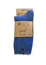 Woolwear wollen sokken 65% - Denim Blue