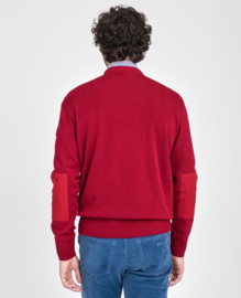 Paul & Shark Original C0P Crewneck Breast pocket - Wine red