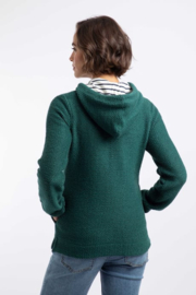 Weird Fish Chicoa Macaroni Vest - Forest Green