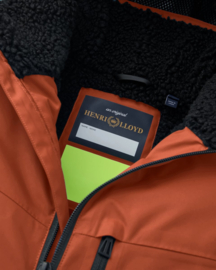 Henri Lloyd Women's Polar Breeze Hooded jacket - Burnt Orange
