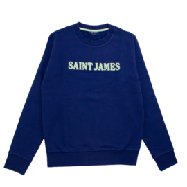 Saint James Solal Sweater - Cotton Indigo Aloe