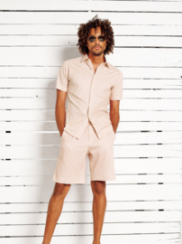 Desoto Short 810 - Beige Oxford