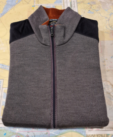 Paul & Shark Full Zipped Pullover Wool - Grey