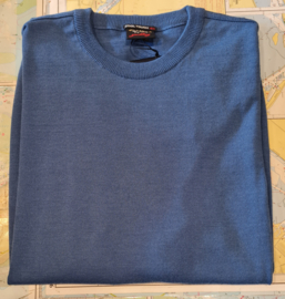 Paul & Shark 4 seasons merino round neck pull - blue