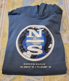 North Sails Hooded Sweatshirt with Graphic - Winter Sea