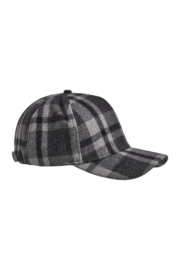 Weird Fish Falkirk Flannel Check Cap - Midnight