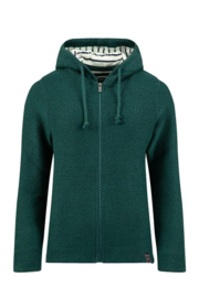 Weird Fish Chicoa Macaroni Vest - Forest Green