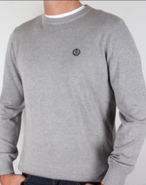 Henri Lloyd Miller Crew Neck Knit FLN - Light grey