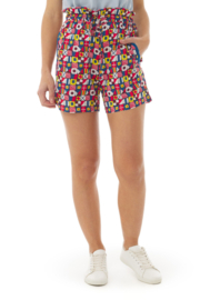 Mousqueton Noela Shorts - print drapeaux piment