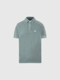 North Sails SS Polo with Logo - Military Green